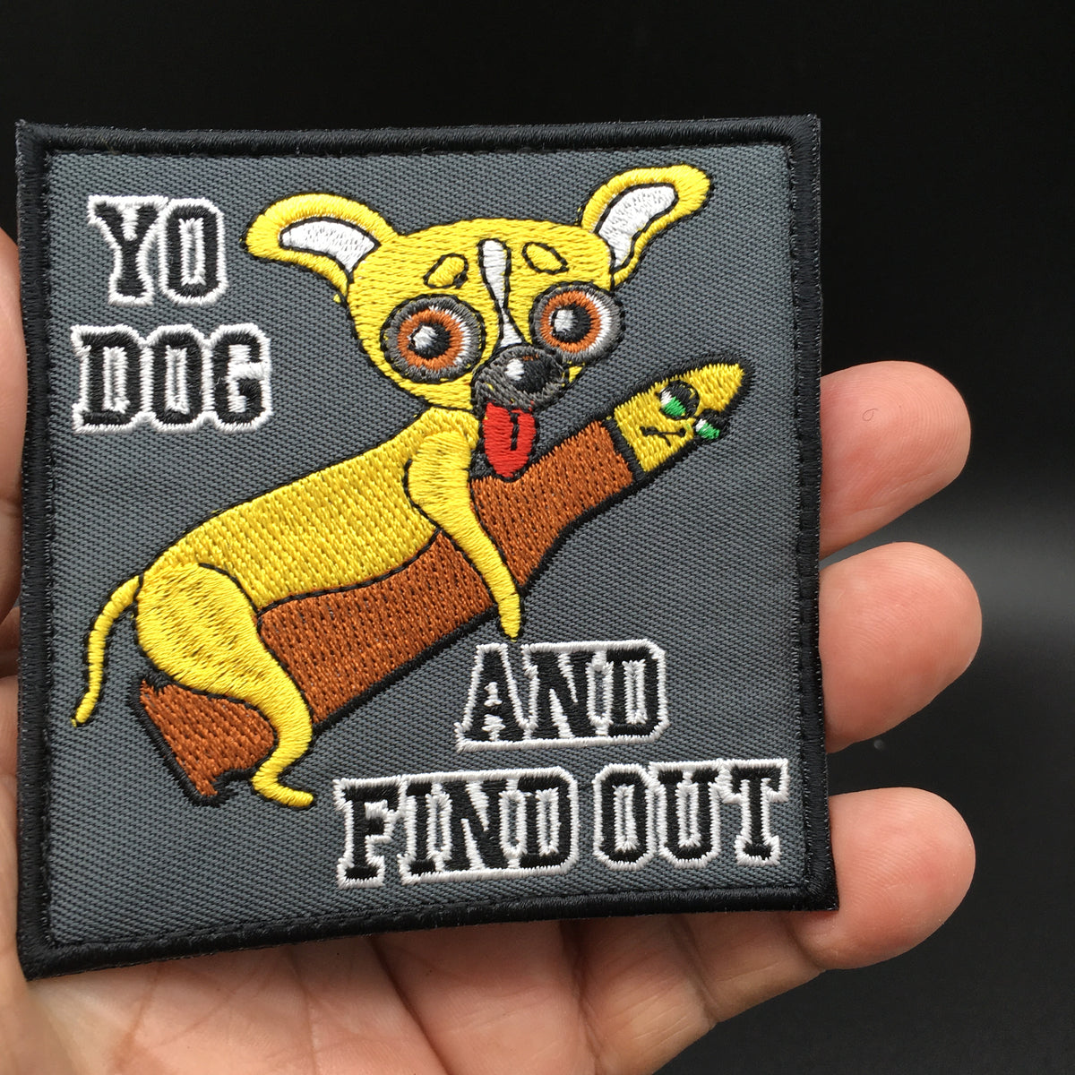 Funny Hi I Don't Care Embroidered Hook and Loop Tactical Morale Patch FREE  USA S