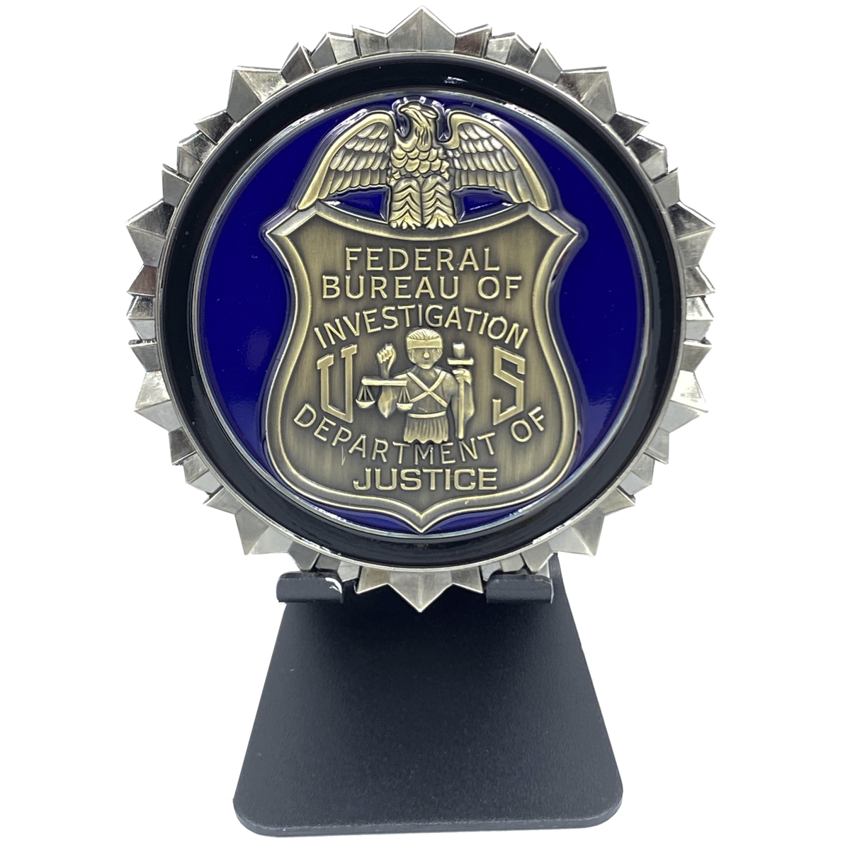 Fbi Challenge Coin Special Agent Intel Analyst Federal Thin Blue Line 