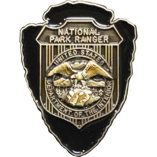 National Park Service Arrowhead pin Ranger NPS US Department of the Interior PBX-007-K P-317