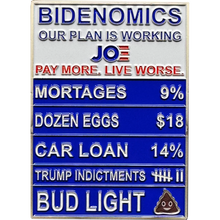 Load image into Gallery viewer, Hunter Biden Joe Biden Bidenomics Challenge Coin MAGA Trump 2024 gift EL10-003