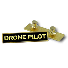 Load image into Gallery viewer, DRONE PILOT Black Commendation Bar Pin Police Government Real Estate Commercial FAA Construction Photographer PBX-013-D P-319