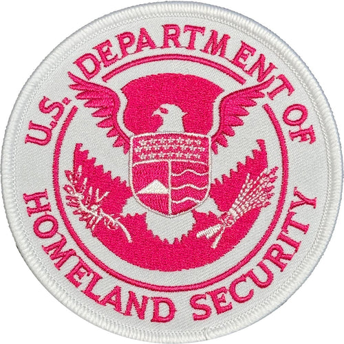 Pink Breast Cancer Awareness Month CBP Officer Field Ops Border Patrol Agent HSI CIS Patch PBX-011-C PAT-916