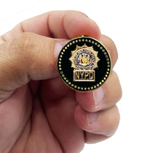 Load image into Gallery viewer, NYPD Detective Lapel Pin with dual pin posts and deluxe locking clasps PBX-012-A P-307