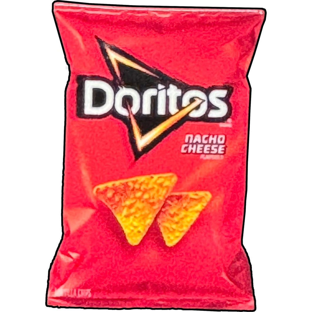 Doritos Bag Full Color Lapel Pin 1.25 inch with dual pin posts support PBX-011-F P-326