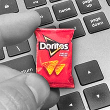 Load image into Gallery viewer, Doritos Bag Full Color Lapel Pin 1.25 inch with dual pin posts support PBX-011-F P-326