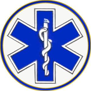 EMT EMS Paramedic caduceus Fire Rescue lapel pin PBX-009-D P-329