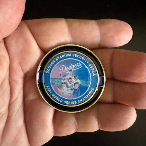 2024 World Series Champions Dodger Stadium Security Detail Challenge Coin Ships Free In The USA