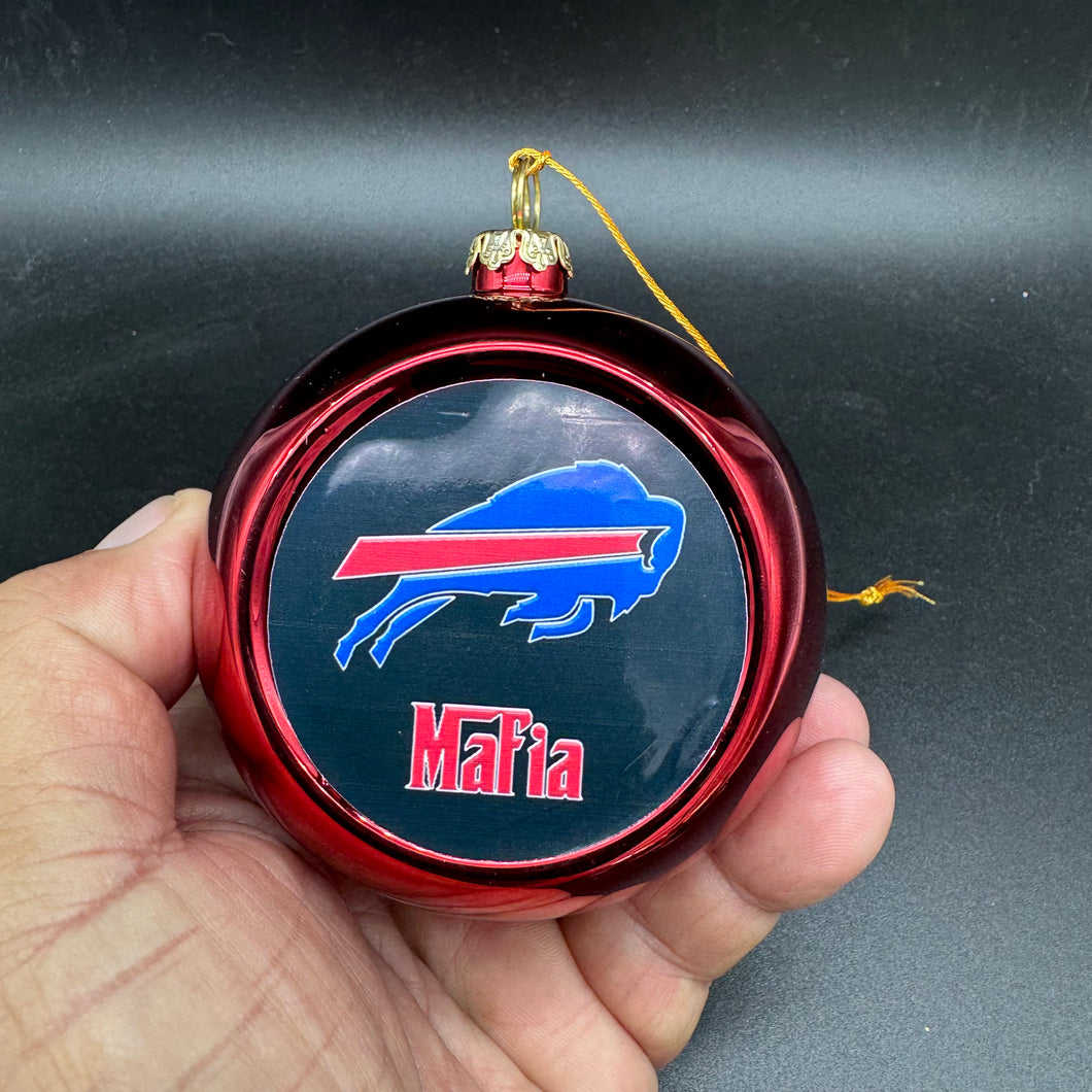 Bills Buffalo Mafia Holiday Christmas Ornament