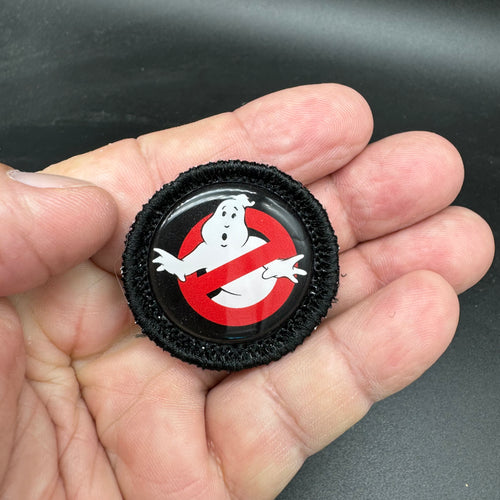 Mooglie Ghostbusters  Hybrid Photoprinted Embroidered Hook and Loop Morale Patch Ranger Eyes