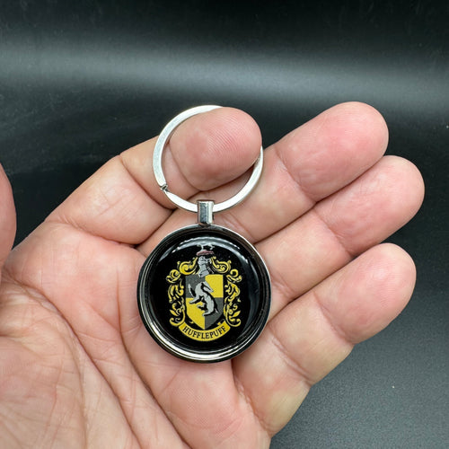 Harry Hogwarts Potter House Hufflepuff Metal Keychain