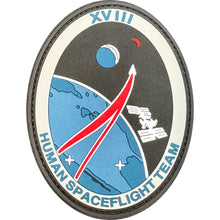 Load image into Gallery viewer, 4&quot; USAF Space Force Air Force Human Spaceflight Team XVIII Mission Patch Vandenberg Space Force Base PAT-915