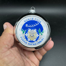 Load image into Gallery viewer, North Pole Police Department Thin Blue Line Police LEO CBP Officer 3.15&quot; Santa Christmas Ornament Shatterproof ABS Ships Free In The USA