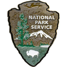 Load image into Gallery viewer, National Park Service NPS arrowhead Challenge Coin EL16-002