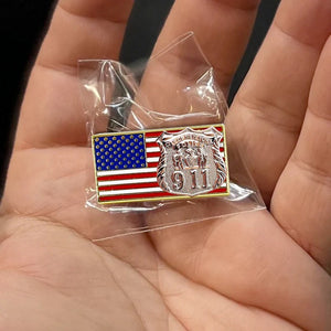 City of New York Police Department Officer American Flag Pin PBX-013-C  P-318