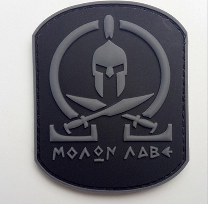 USA Morale Patches, Silver-Black