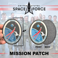 Load image into Gallery viewer, 4&quot; USAF Space Force Air Force Human Spaceflight Team XVIII Mission Patch Vandenberg Space Force Base PAT-915