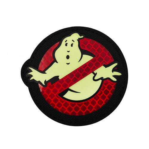 Ghostbusters IR Reflective Glow In The Dark PVC Hook and Loop Tactical Morale Patch Ships Free In The USA PAT-934