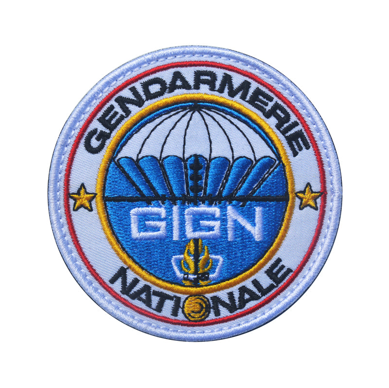 Gendarmerie Nationale GIGN Tactical Hook and Loop Morale Patch Ships Free In The USA Ships From The USA PAT-956