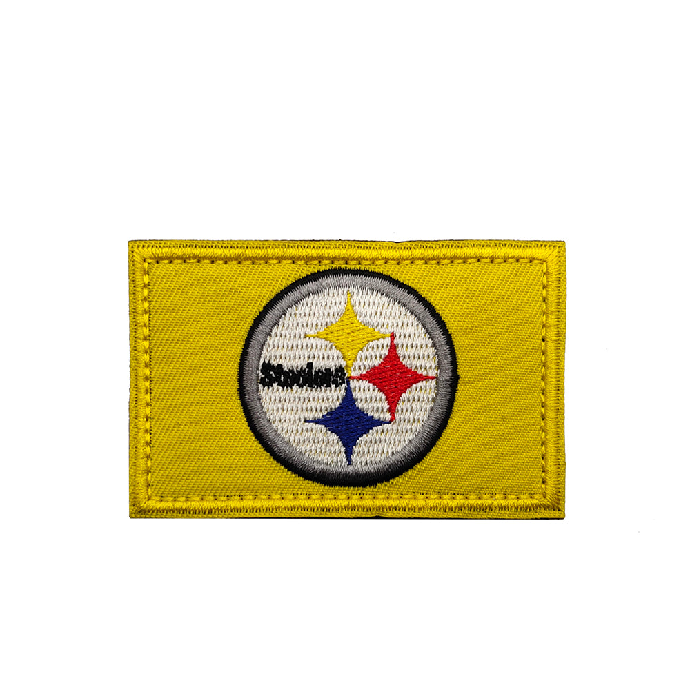 Football Steeler Pittsburg Hook and Loop Tactical Morale Patch Free Shipping In The USA Ships From The USA PAT-905