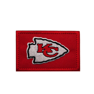 Football KC Chief Kansas Hook and Loop Tactical Morale Patch Free Shipping In The USA Ships From The USA PAT-901