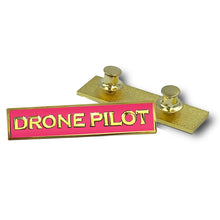 Load image into Gallery viewer, Ladies DRONE PILOT Pink Commendation Bar Pin Police Government Realtor Commercial FAA PBX-012-E P-221