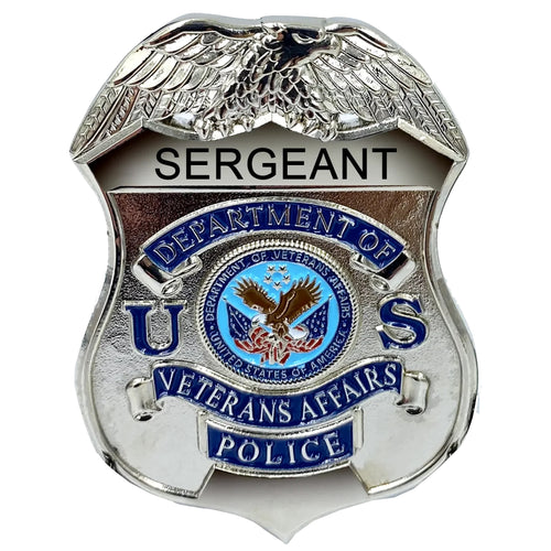 VA Veterans Affairs Administration lapel pin for SERGEANT Police Officer PBX-004-G P-312