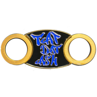 MTV Cribs Michael Strahan episode matching blue Cigar Cutter for Tap Dat Ash Cigar Coin BL18-013 CC-011