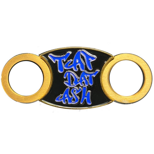 MTV Cribs Michael Strahan episode matching blue Cigar Cutter for Tap Dat Ash Cigar Coin BL18-013 CC-011