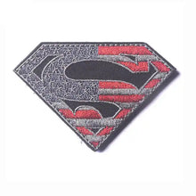 Load image into Gallery viewer, USA Flag Superman S Mashup Embroidered Hook and Loop Tactical Morale Patch Ships Free In The USA PAT-877/881