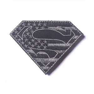 USA Flag Superman S Mashup Embroidered Hook and Loop Tactical Morale Patch Ships Free In The USA PAT-877/881