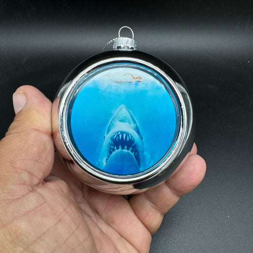 Great White Shark Jaws Holiday Ornament 3.15