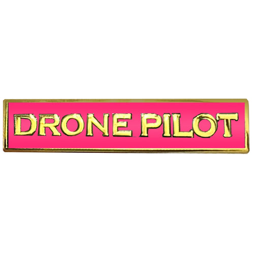 Ladies DRONE PILOT Pink Commendation Bar Pin Police Government Realtor Commercial FAA PBX-012-E P-221