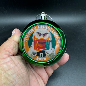 Miami Hurricanes UM 3.15" Christmas Ornament Ships From The USA