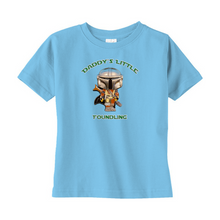 Load image into Gallery viewer, Daddy&#39;s Little Foundling Mandalorian Inspired Unisex T-Shirts (Toddler Sizes) - www.ChallengeCoinCreations.com