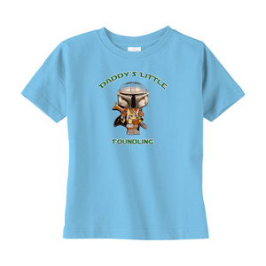 Daddy's Little Foundling Mandalorian Inspired Unisex T-Shirts (Toddler Sizes) - www.ChallengeCoinCreations.com