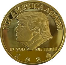 Load image into Gallery viewer, 45th President Donald J. Trump MAGA Challenge Coin 2024 Fix America Again Challenge Coin GL3-001