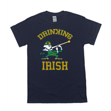 Load image into Gallery viewer, Parody Notre Dame Drinking Irish Unisex T-Shirts - www.ChallengeCoinCreations.com