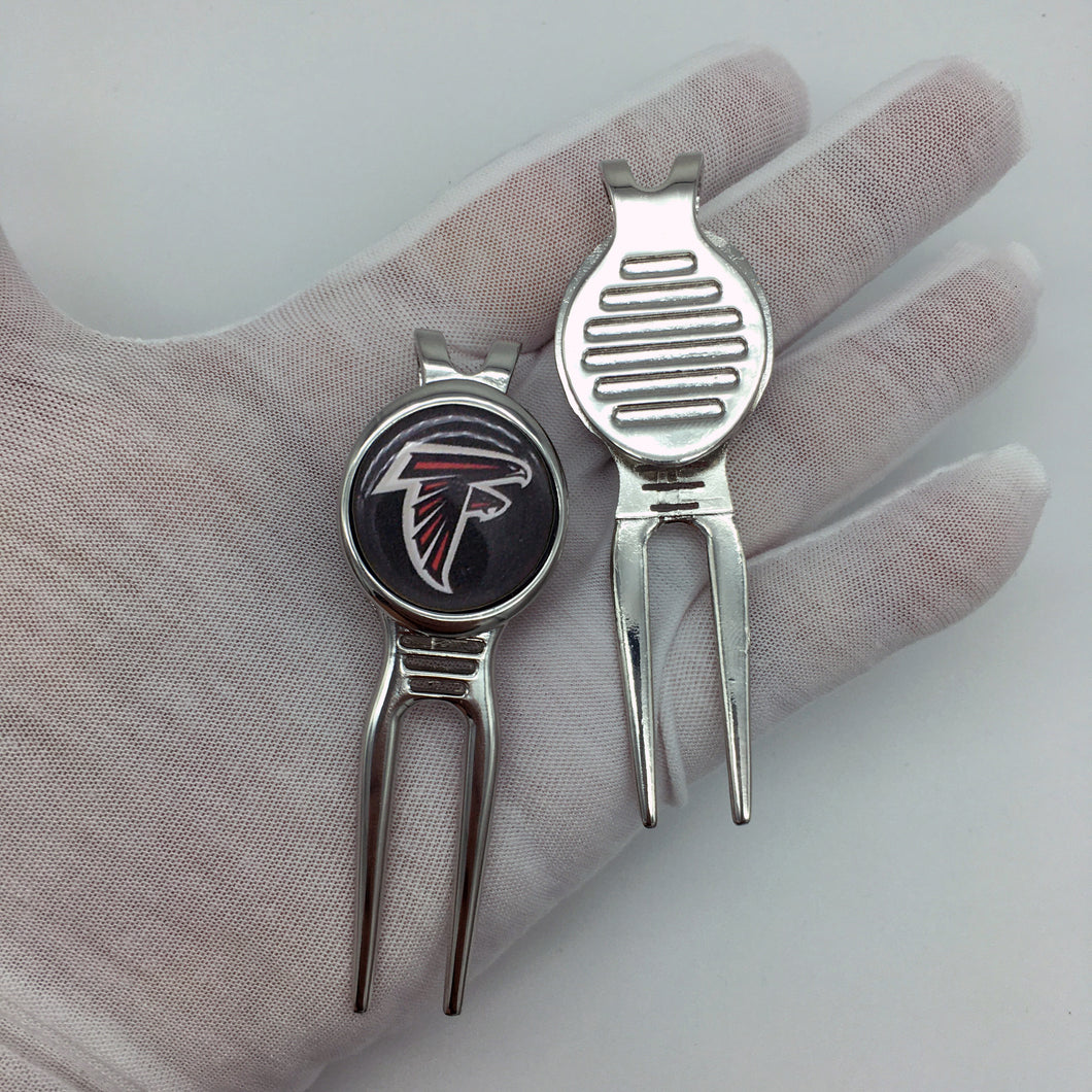 Atlanta Magnetic Golf Ball Marker and Divot Tool With Clip Falcons NFL  Football Inspired FREE USA Shipping