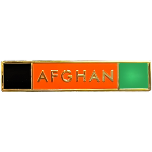 Afghanistan Operation Unit Citation AFGHAN Commendation Bar Pin Police CBP Field Ops Border Patrol EL8-023 ZQ-134