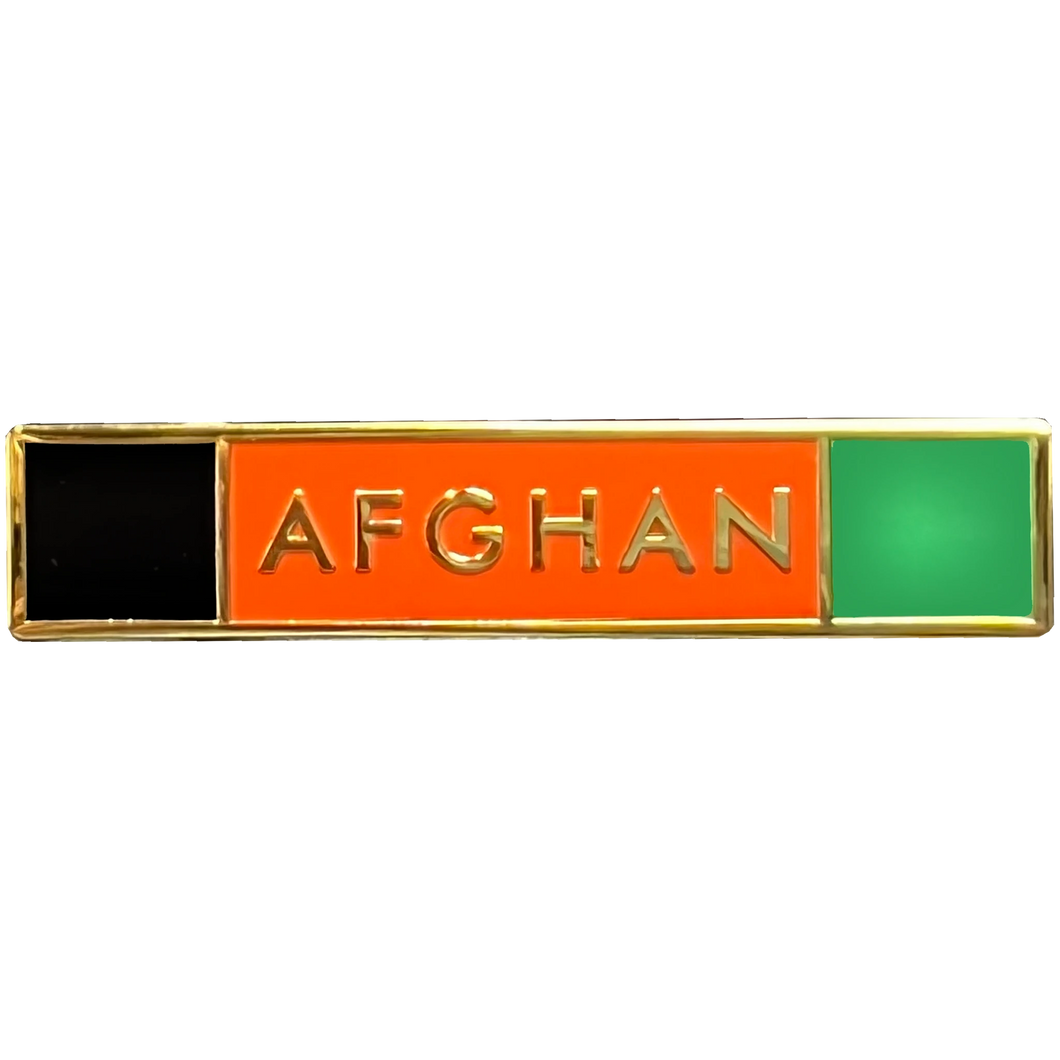 Afghanistan Operation Unit Citation AFGHAN Commendation Bar Pin Police CBP Field Ops Border Patrol EL8-023 ZQ-134