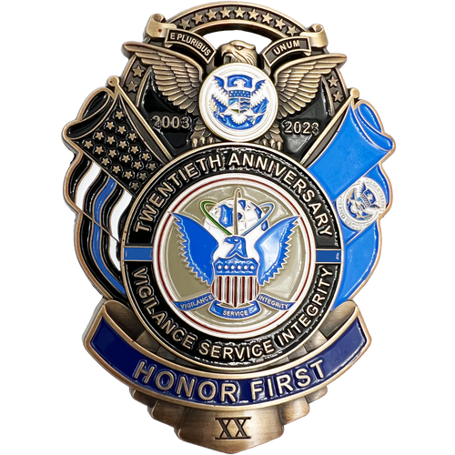 Homeland Security Patch Emblem Tsa Veteran Coaster - TeeHex