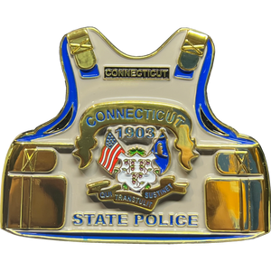 Connecticut State Police Trooper Challenge Coin EL11-011