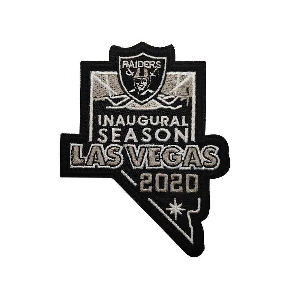 Las Raiders Vegas Inaugural Season 2020 State Embroidered Tactical Hook and Loop Morale Patch  FREE USA SHIPPING SHIPS FREE FROM USA  PAT-706