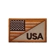 Load image into Gallery viewer, Subdued Copper USA FLAG Camo Tactical Patch Army Marines Morale Hook and Loop FREE USA SHIPPING  SHIPS FROM USA PAT-567