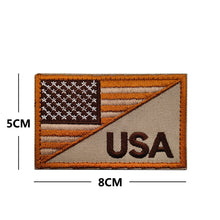 Load image into Gallery viewer, Subdued Copper USA FLAG Camo Tactical Patch Army Marines Morale Hook and Loop FREE USA SHIPPING  SHIPS FROM USA PAT-567