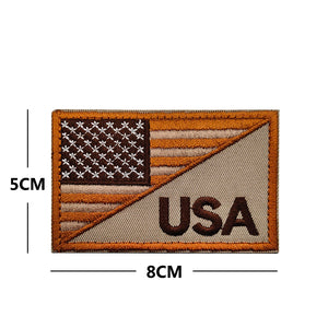 Subdued Copper USA FLAG Camo Tactical Patch Army Marines Morale Hook and Loop FREE USA SHIPPING  SHIPS FROM USA PAT-567