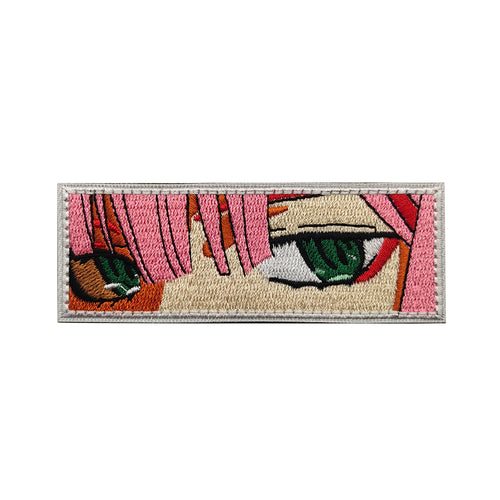 Anime Fantasy Eyes Female Girl Pink Embroidered Hook and Loop Tactical Morale Patch FREE USA SHIPPING SHIPS FREE FROM USA PAT-667