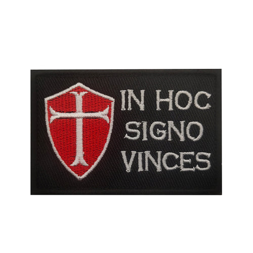 In Hoc Signo Vinces Knights Templar Embroidered Tactical Hook and Loop Morale Patch  FREE USA SHIPPING SHIPS FREE FROM USA  PAT-709