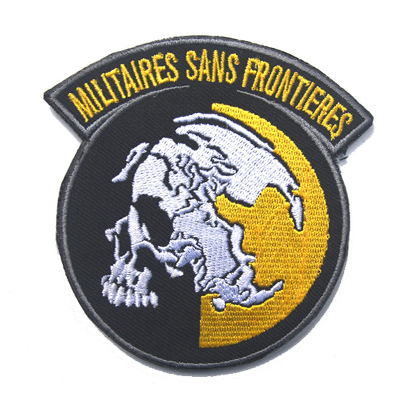 Militaires Sans Frontieres Embroidered Tactical Hook and Loop Morale Patch  FREE USA SHIPPING SHIPS FREE FROM USA  PAT-691