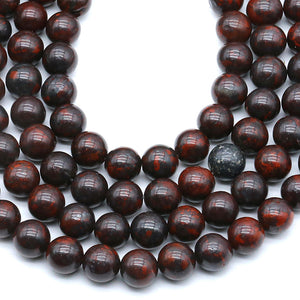 China Poppy Jasper 8MM Beads Natural 15" (+- 44) Beads per strand B-43